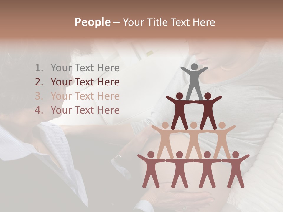 Check Up Delivery Caucasians PowerPoint Template