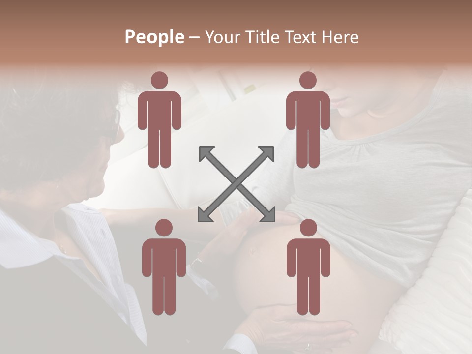 Check Up Delivery Caucasians PowerPoint Template