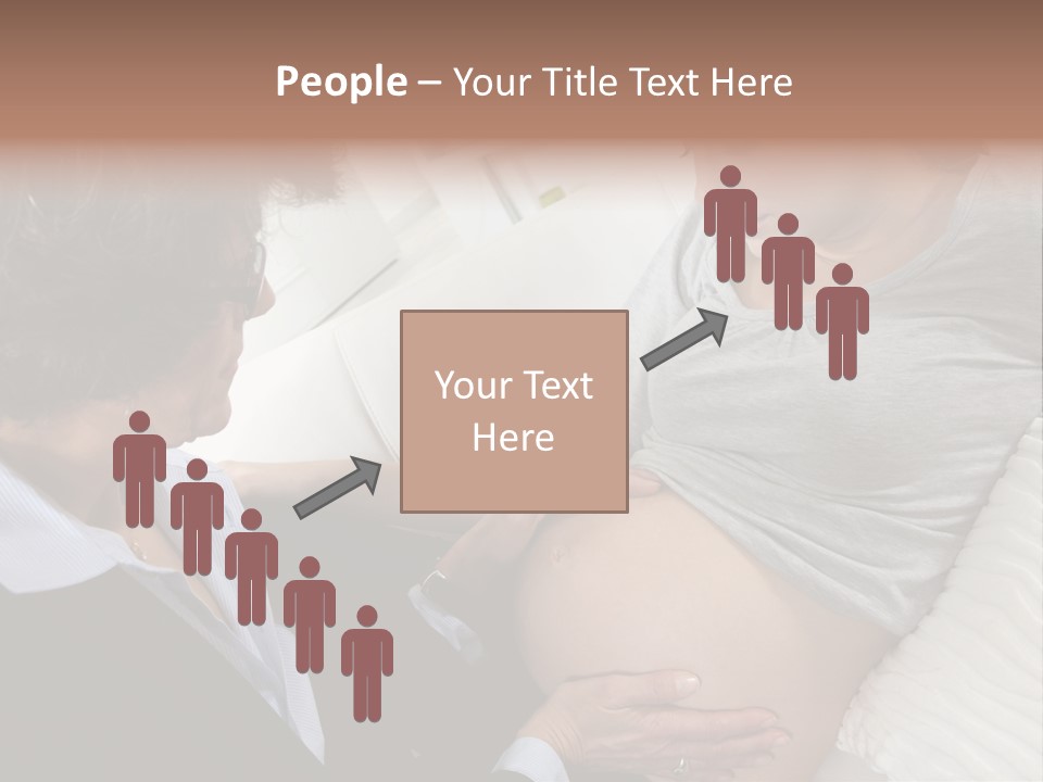 Check Up Delivery Caucasians PowerPoint Template