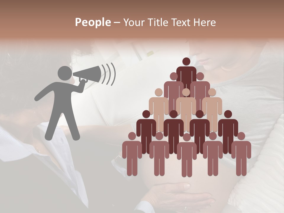 Check Up Delivery Caucasians PowerPoint Template