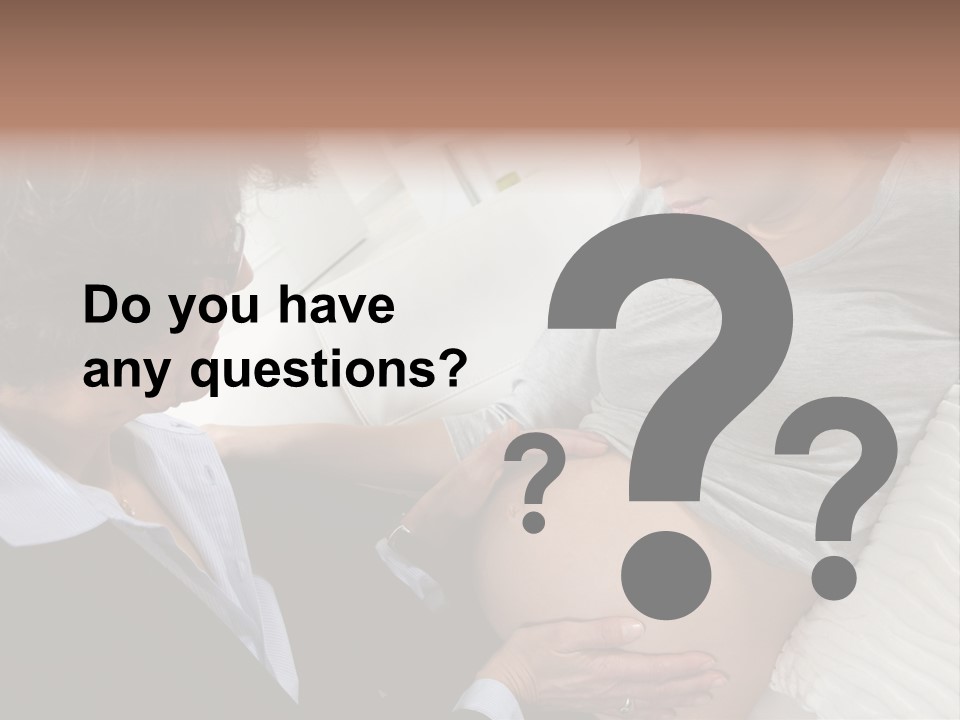 Check Up Delivery Caucasians PowerPoint Template