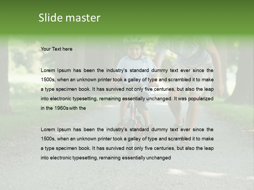 Safety Together Outside PowerPoint Template