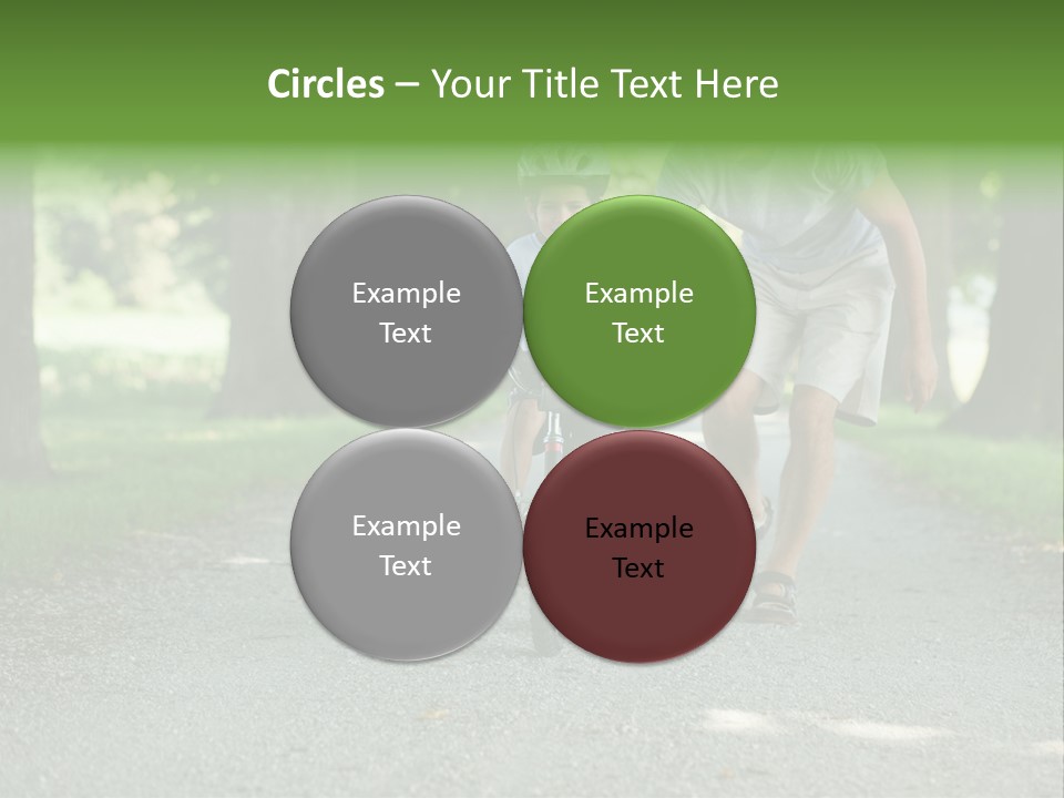 Safety Together Outside PowerPoint Template