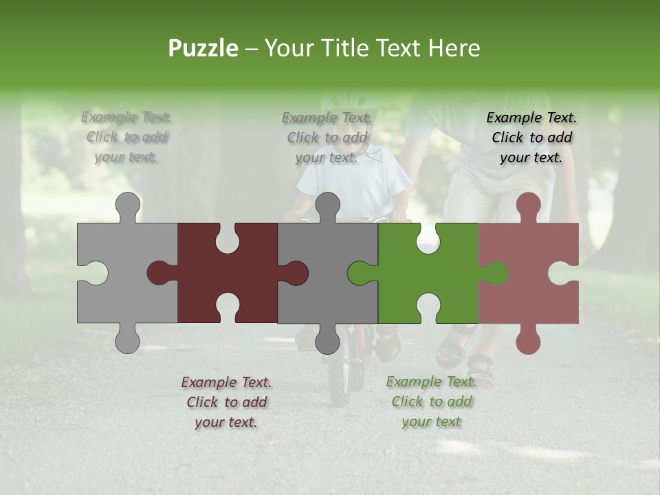 Safety Together Outside PowerPoint Template