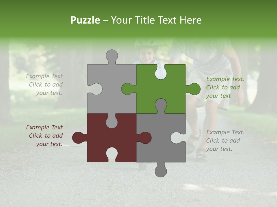 Safety Together Outside PowerPoint Template