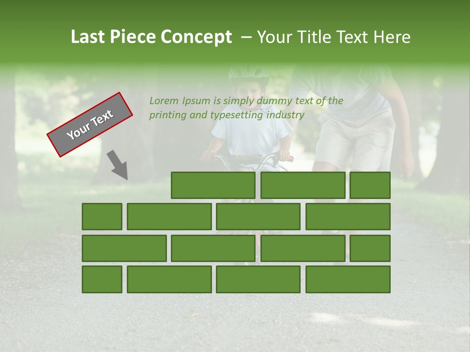 Safety Together Outside PowerPoint Template
