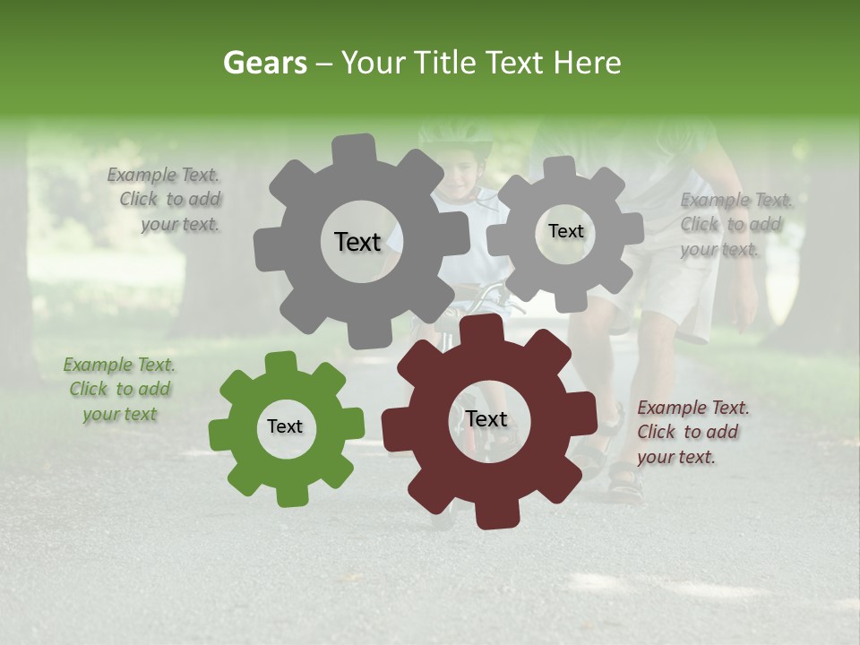 Safety Together Outside PowerPoint Template