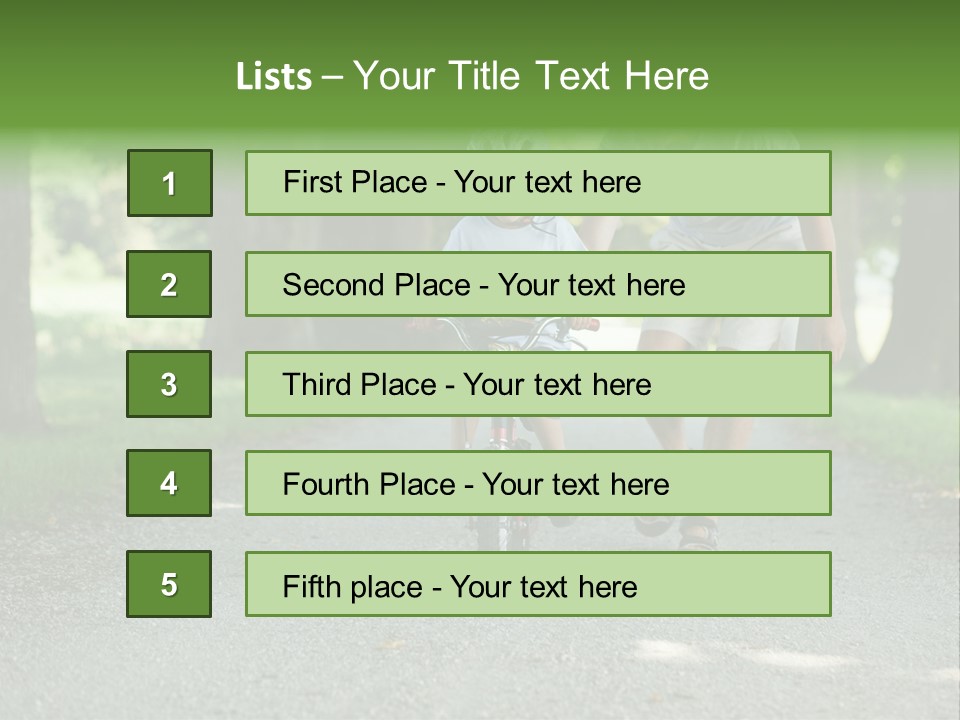 Safety Together Outside PowerPoint Template