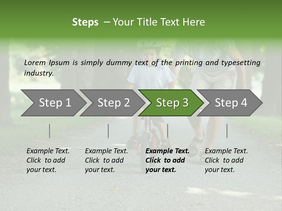 Safety Together Outside PowerPoint Template