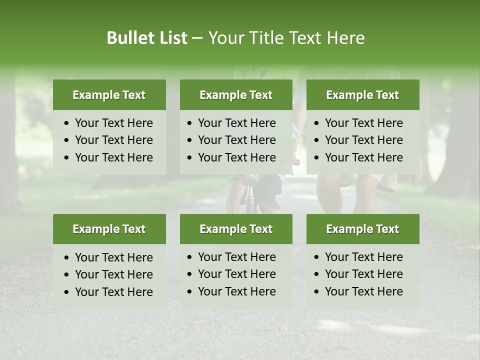 Safety Together Outside PowerPoint Template