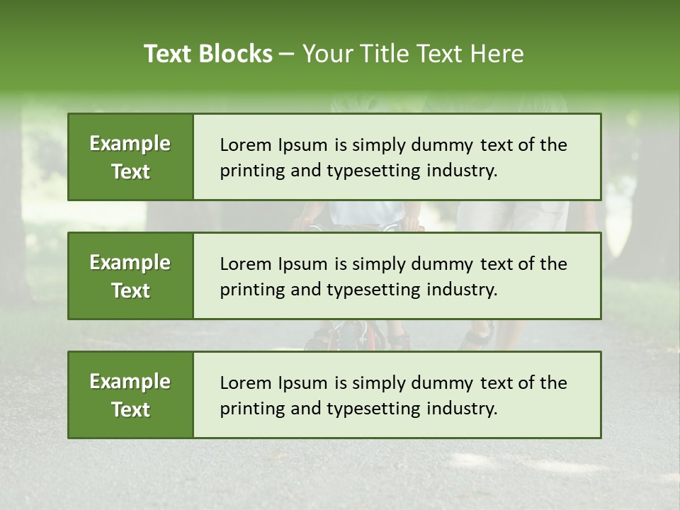 Safety Together Outside PowerPoint Template