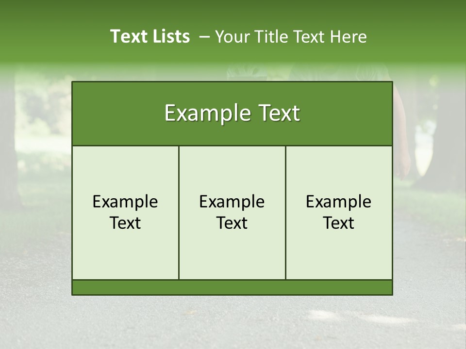 Safety Together Outside PowerPoint Template
