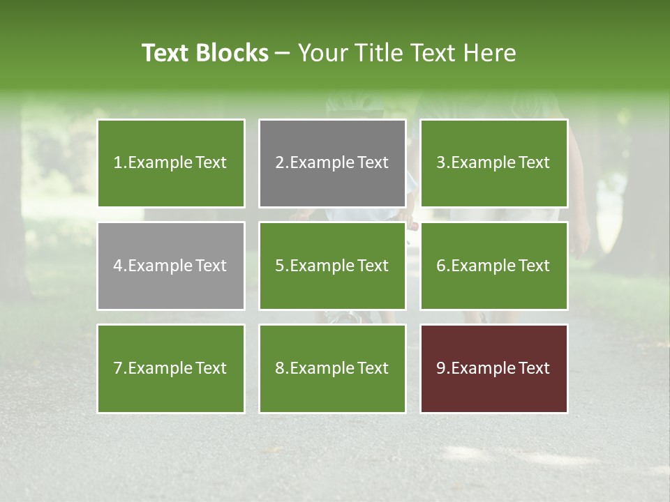 Safety Together Outside PowerPoint Template