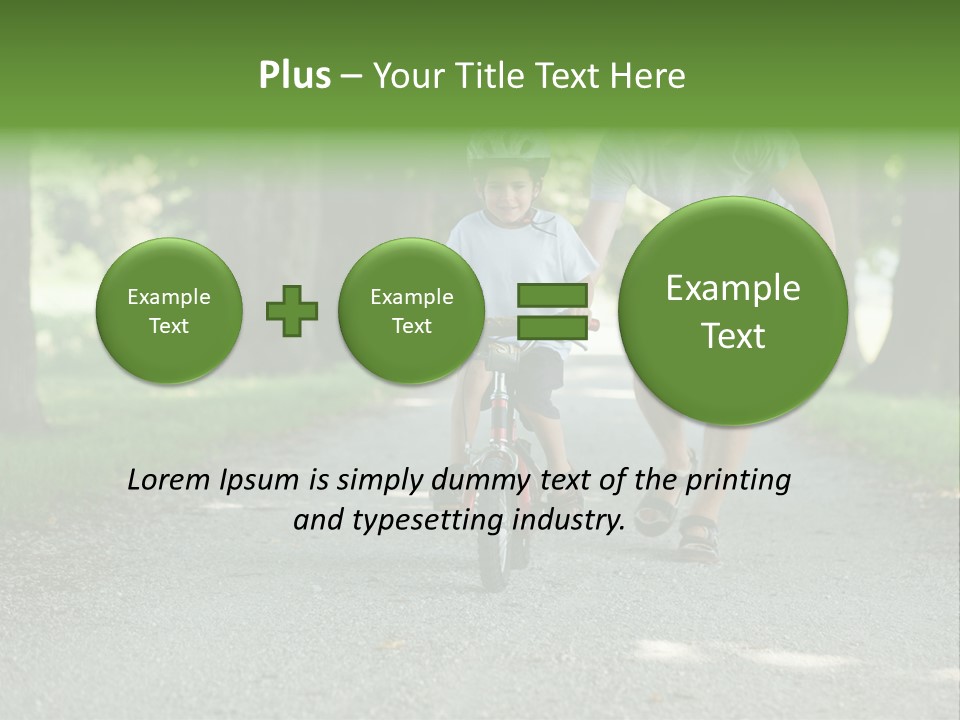 Safety Together Outside PowerPoint Template