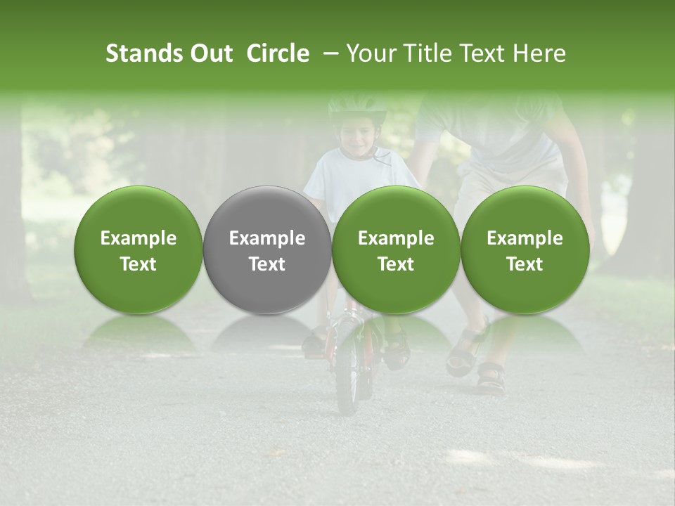 Safety Together Outside PowerPoint Template