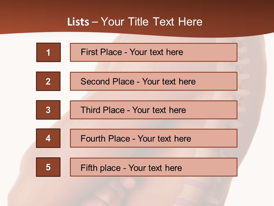 Sideways Pangs Bone PowerPoint Template