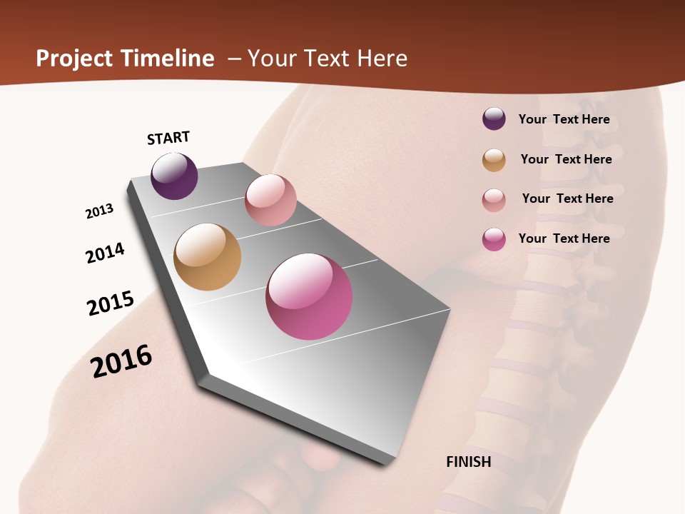 Sideways Pangs Bone PowerPoint Template