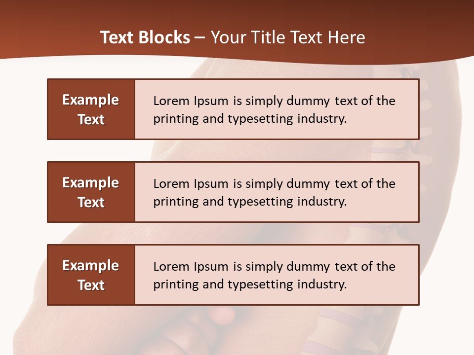 Sideways Pangs Bone PowerPoint Template