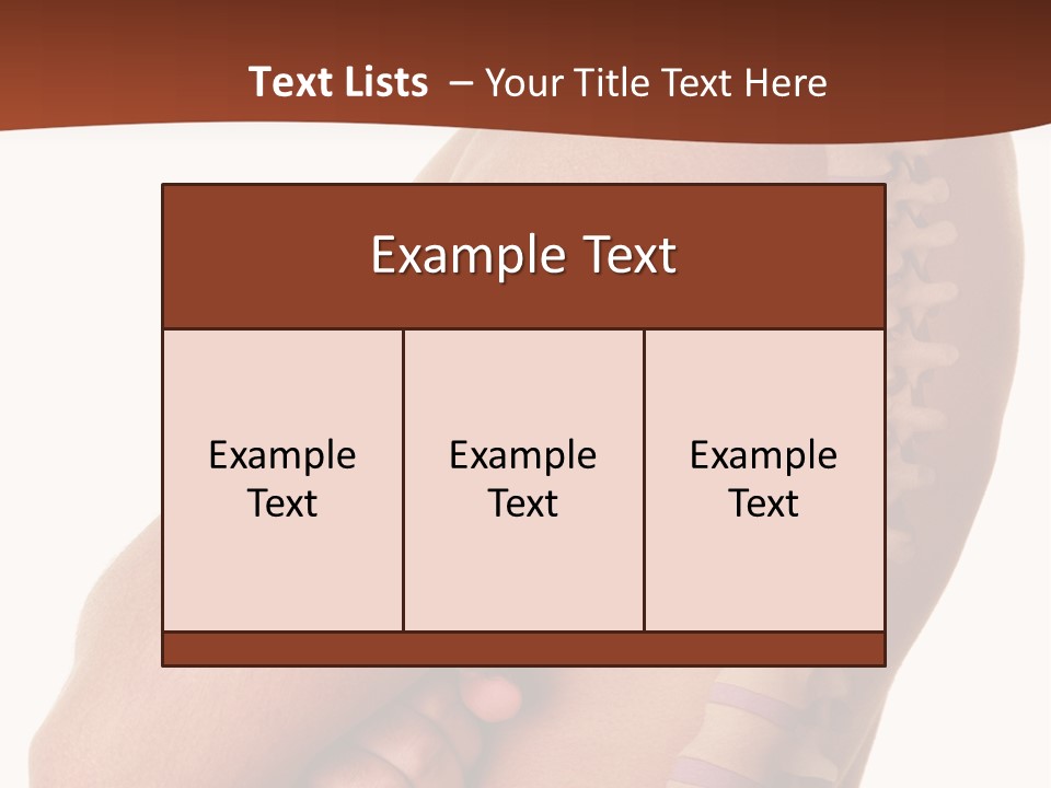 Sideways Pangs Bone PowerPoint Template