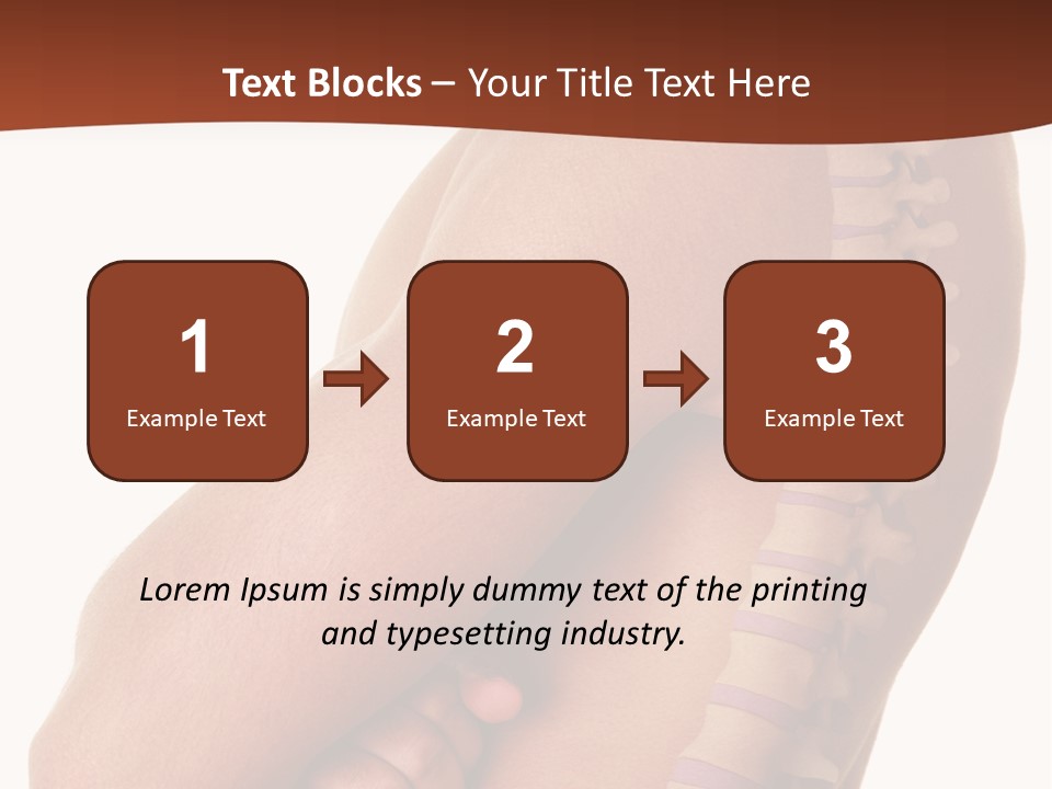Sideways Pangs Bone PowerPoint Template