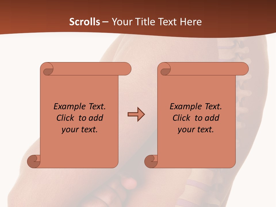Sideways Pangs Bone PowerPoint Template