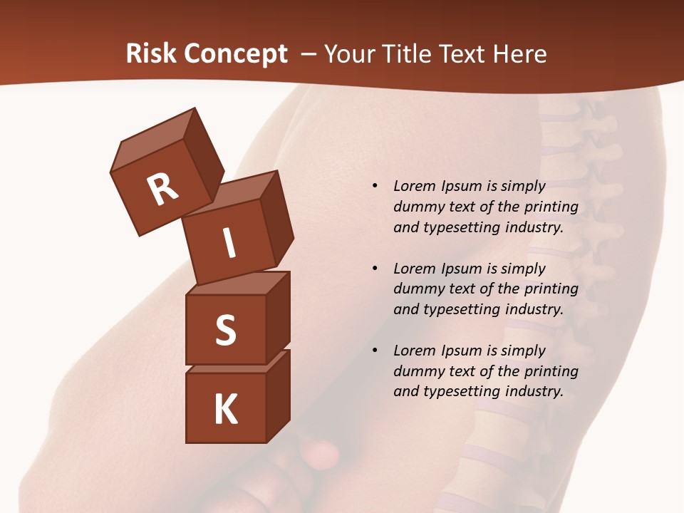 Sideways Pangs Bone PowerPoint Template