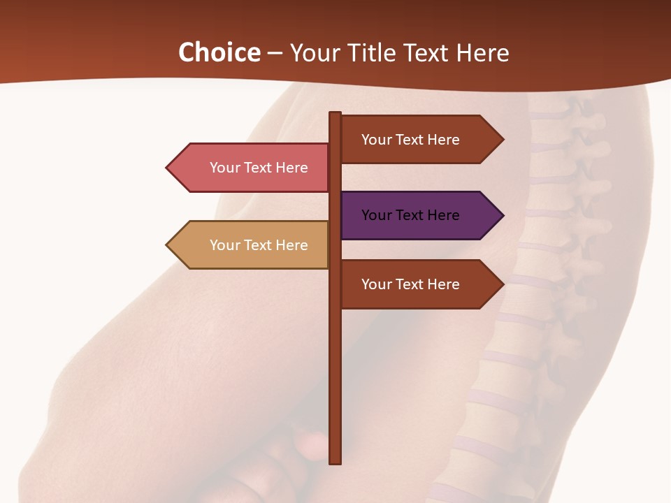 Sideways Pangs Bone PowerPoint Template