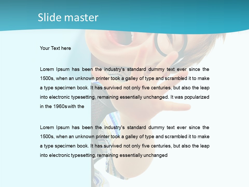 Young Delight Billboard PowerPoint Template