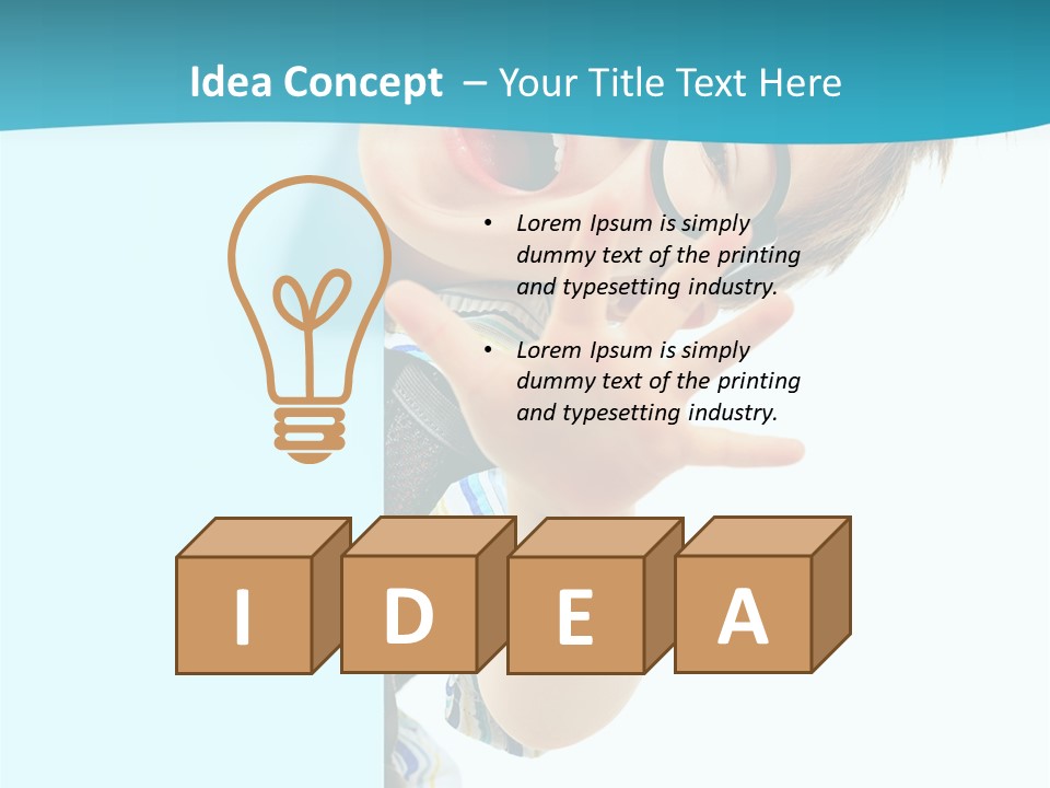 Young Delight Billboard PowerPoint Template