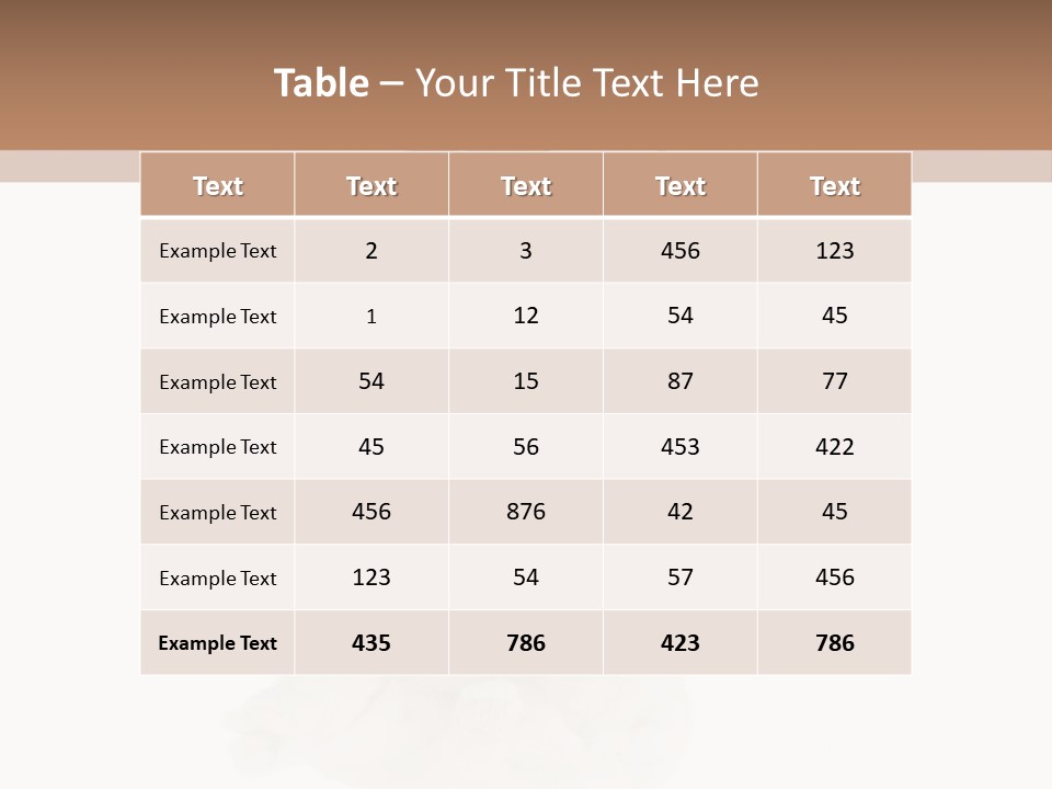 Fur Little Adorable PowerPoint Template