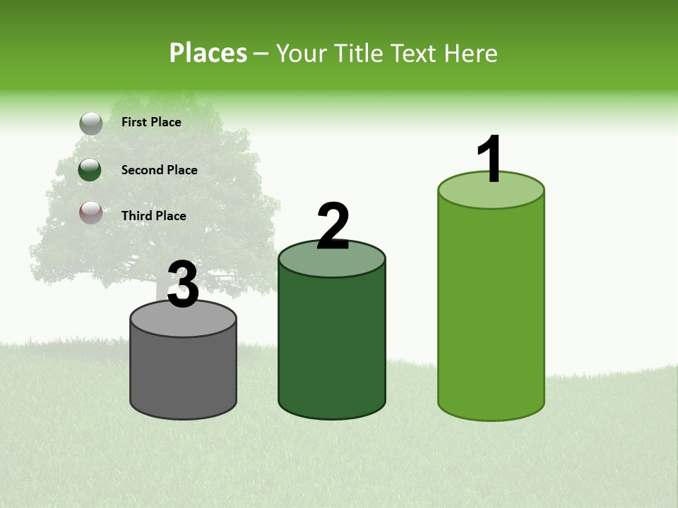 Meadow Sunlight One PowerPoint Template