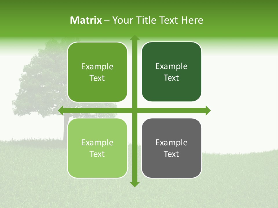 Meadow Sunlight One PowerPoint Template
