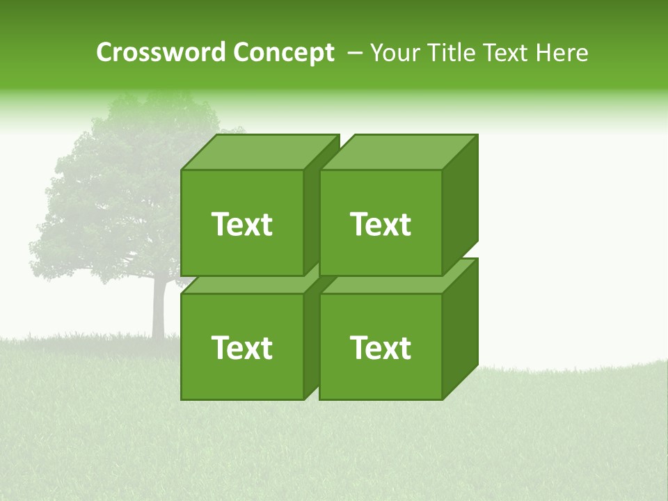 Meadow Sunlight One PowerPoint Template