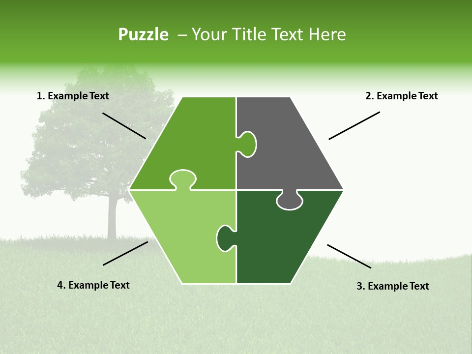 Meadow Sunlight One PowerPoint Template