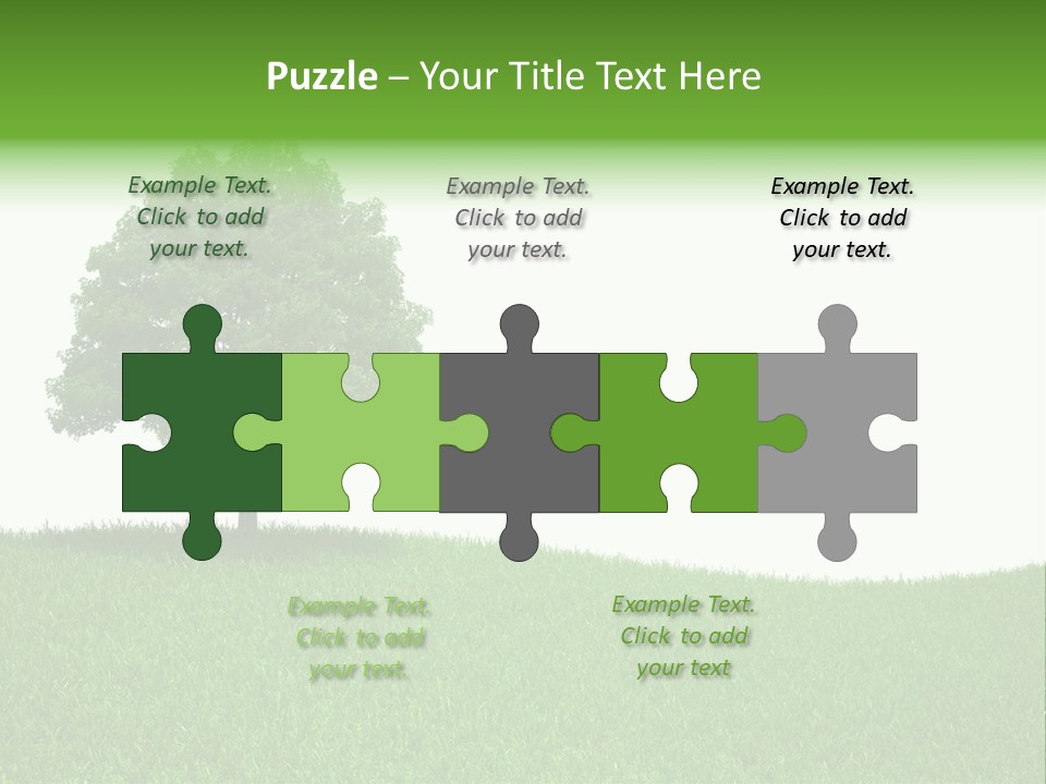 Meadow Sunlight One PowerPoint Template