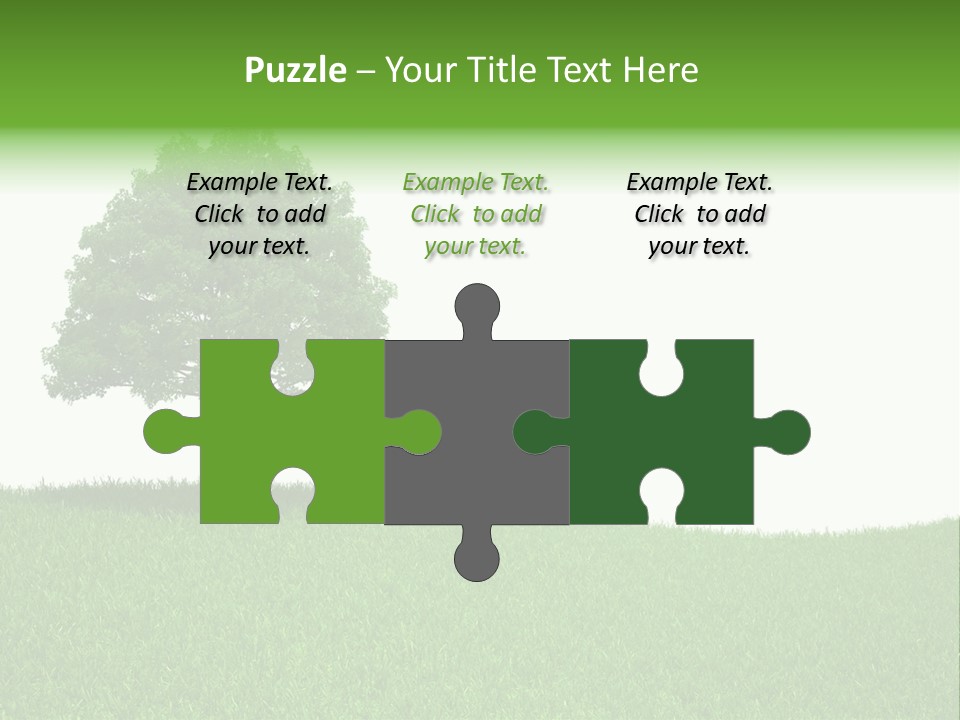 Meadow Sunlight One PowerPoint Template