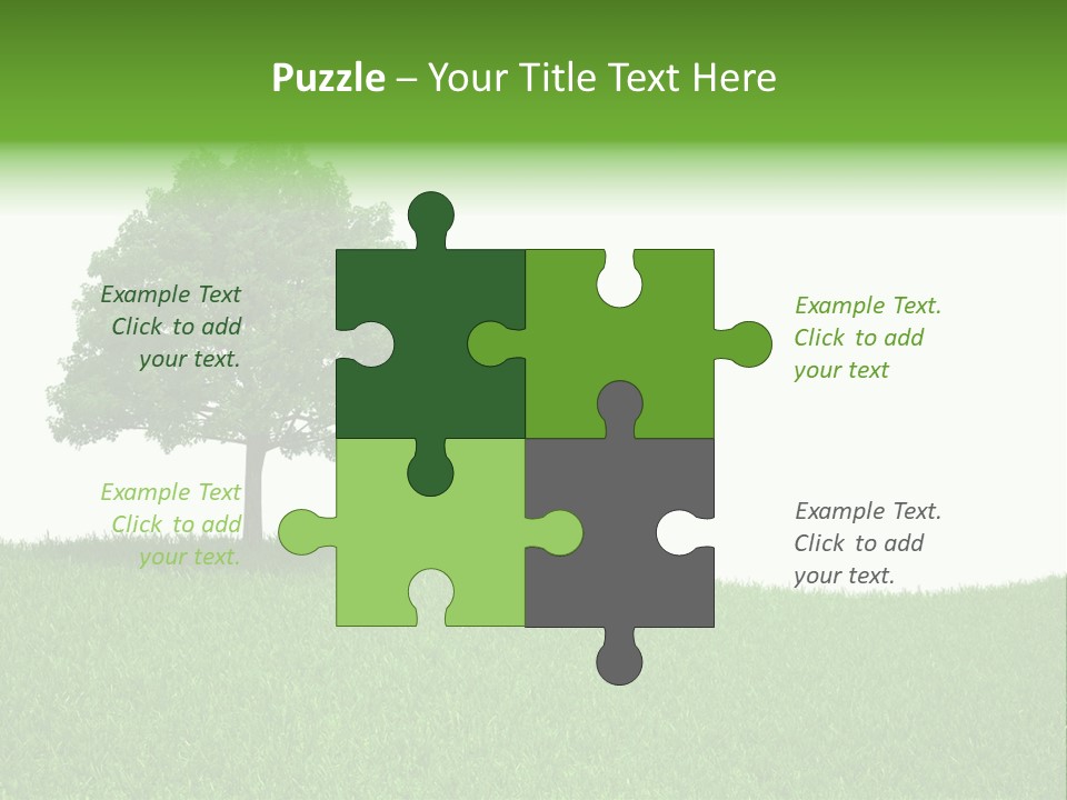 Meadow Sunlight One PowerPoint Template