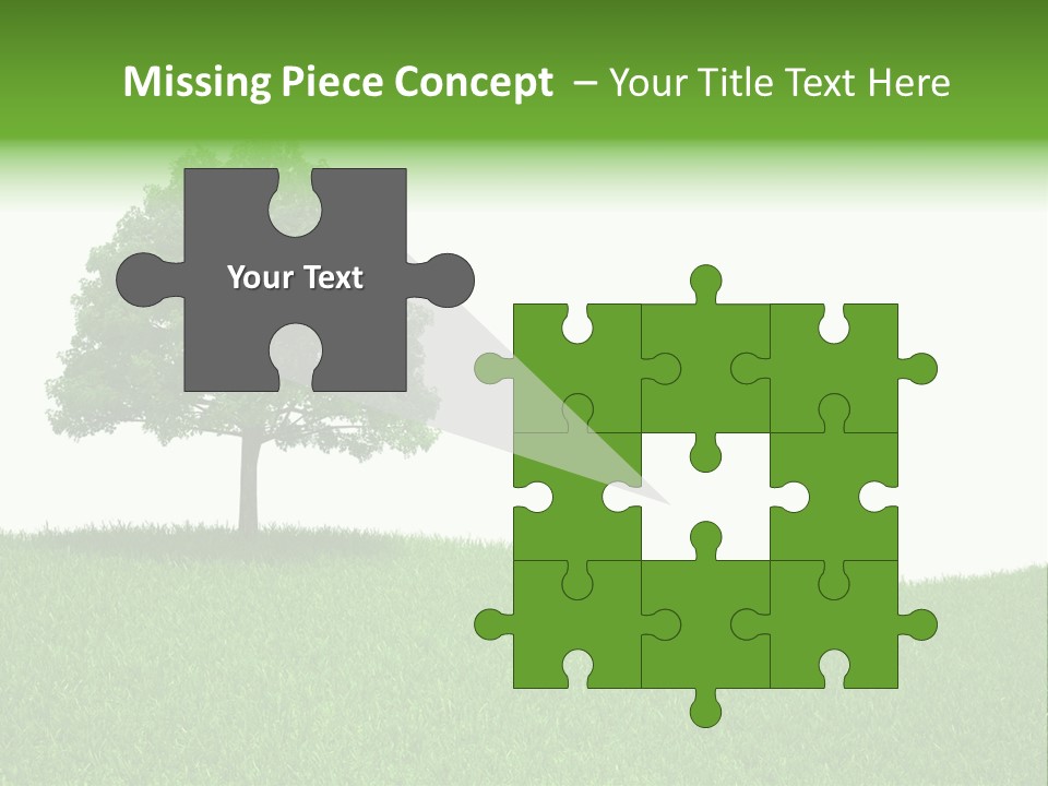 Meadow Sunlight One PowerPoint Template