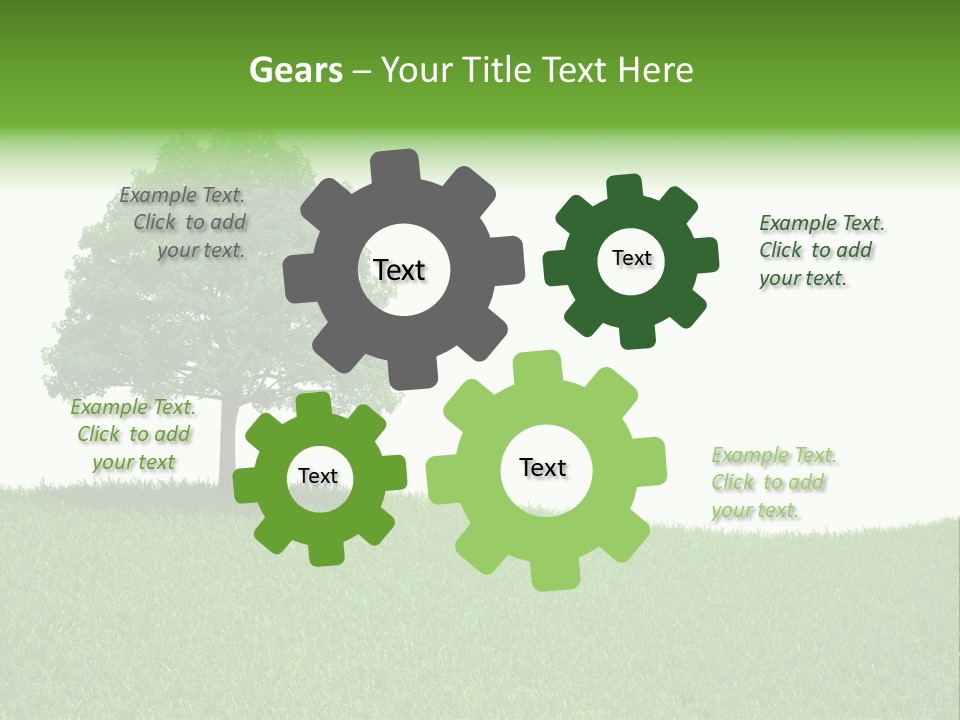 Meadow Sunlight One PowerPoint Template