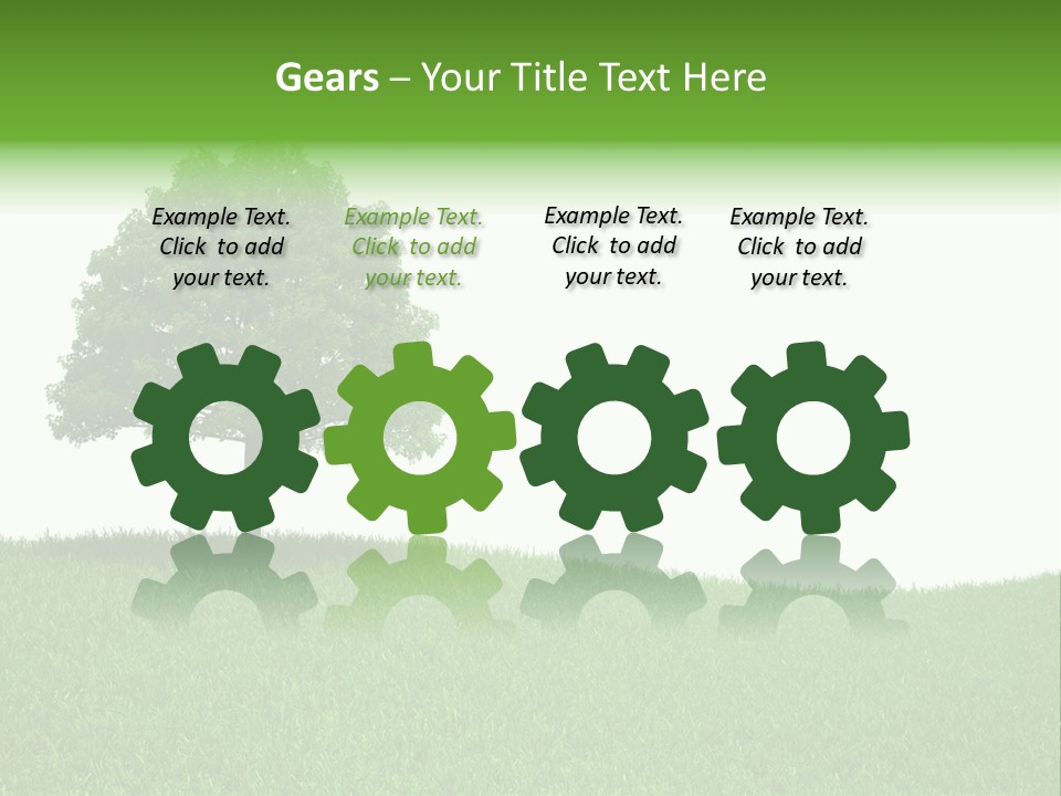 Meadow Sunlight One PowerPoint Template