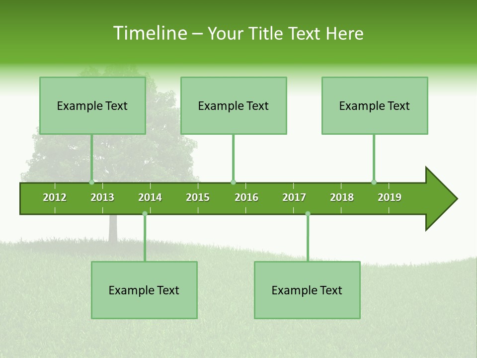 Meadow Sunlight One PowerPoint Template