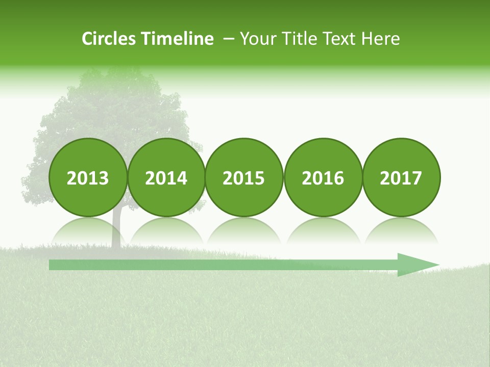 Meadow Sunlight One PowerPoint Template