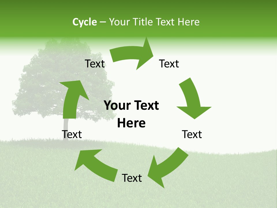 Meadow Sunlight One PowerPoint Template