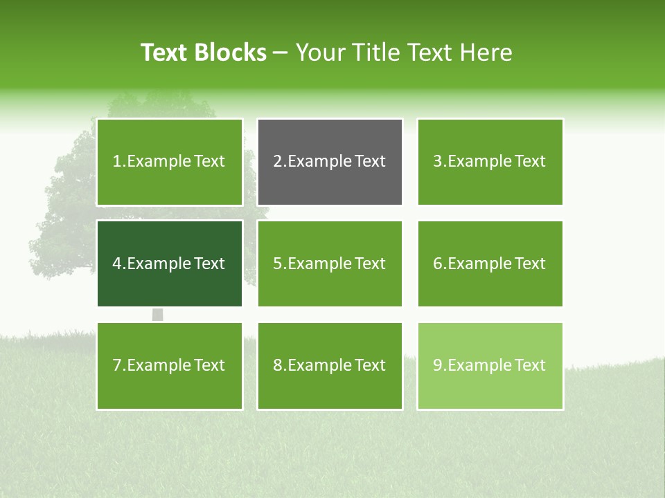 Meadow Sunlight One PowerPoint Template