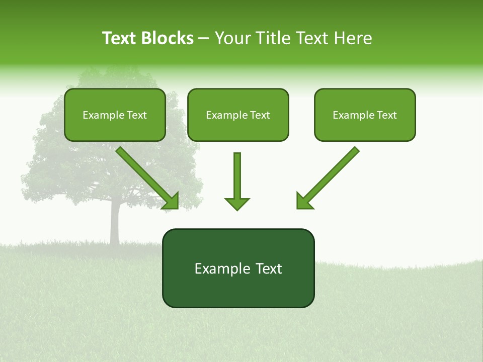 Meadow Sunlight One PowerPoint Template