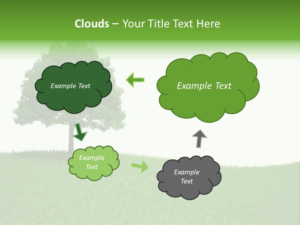 Meadow Sunlight One PowerPoint Template