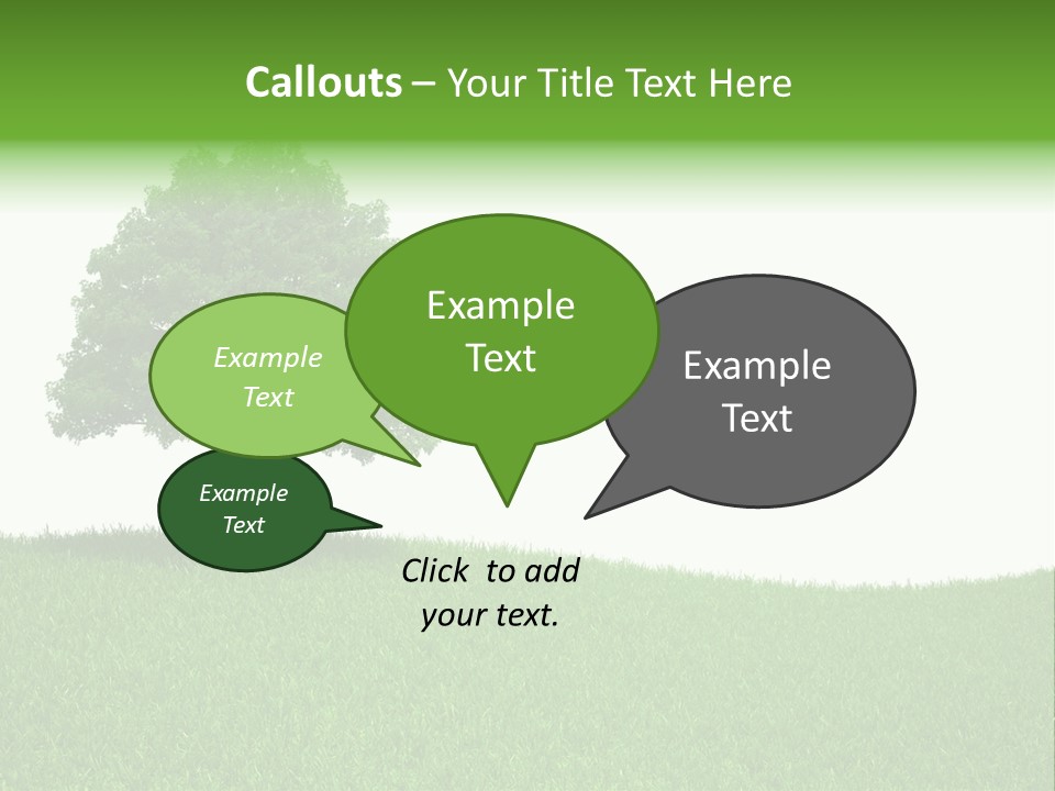 Meadow Sunlight One PowerPoint Template