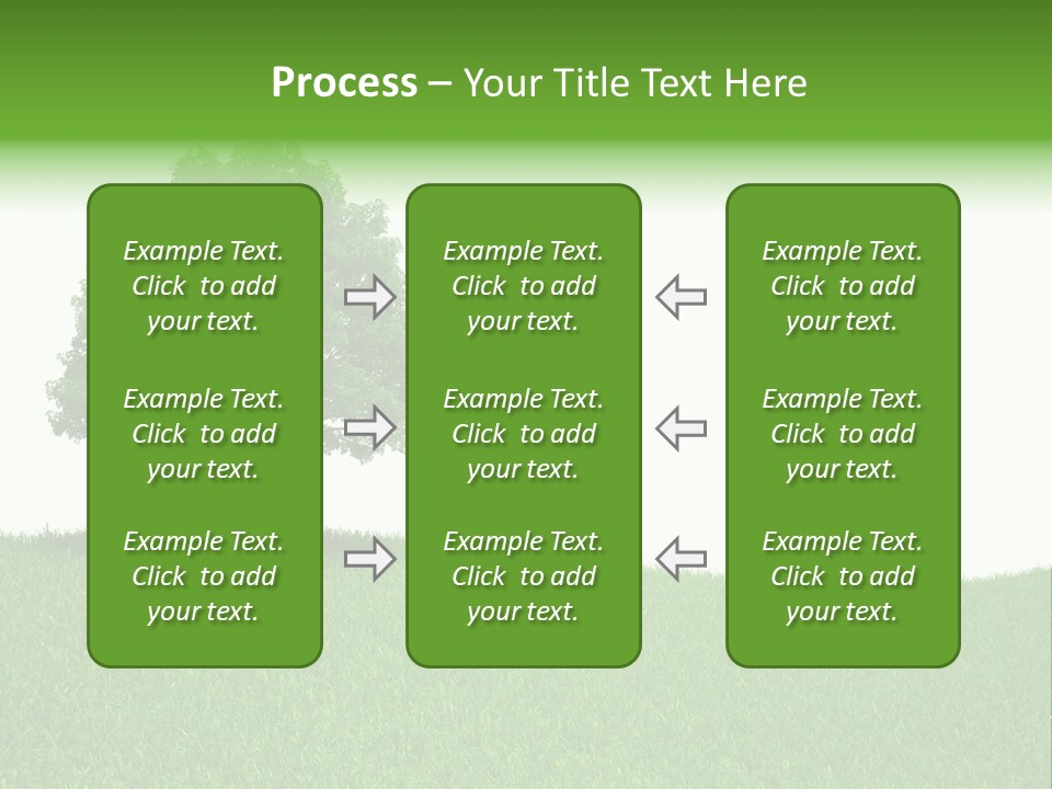 Meadow Sunlight One PowerPoint Template