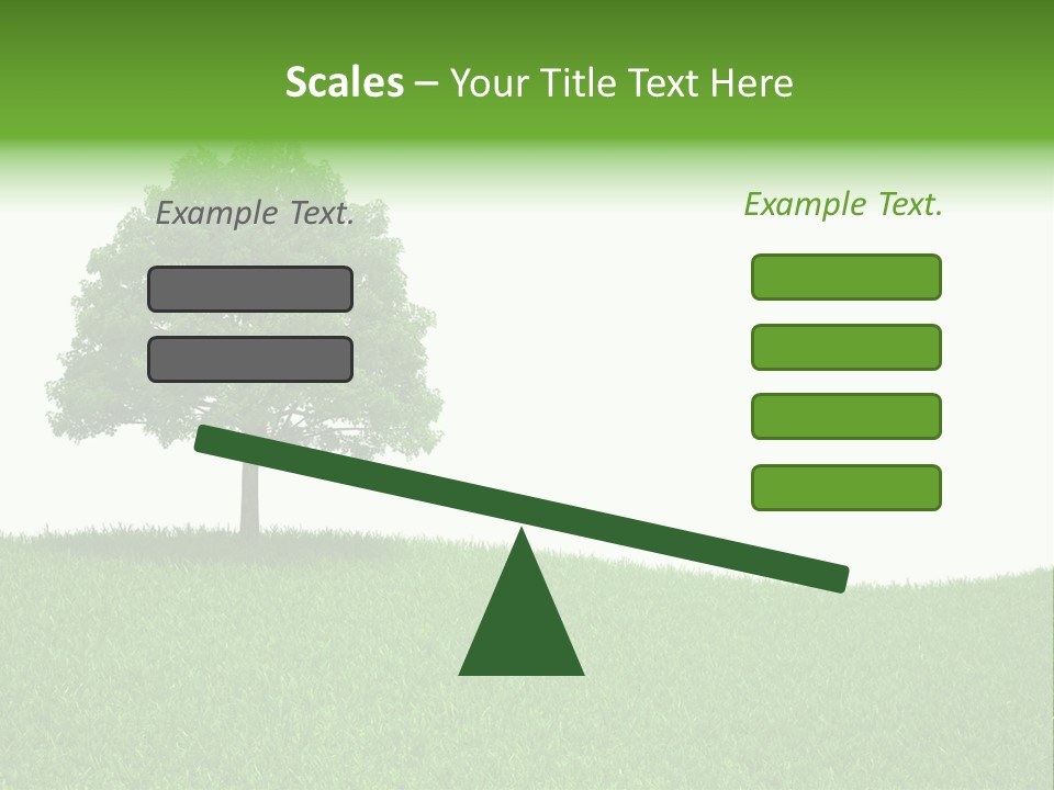 Meadow Sunlight One PowerPoint Template