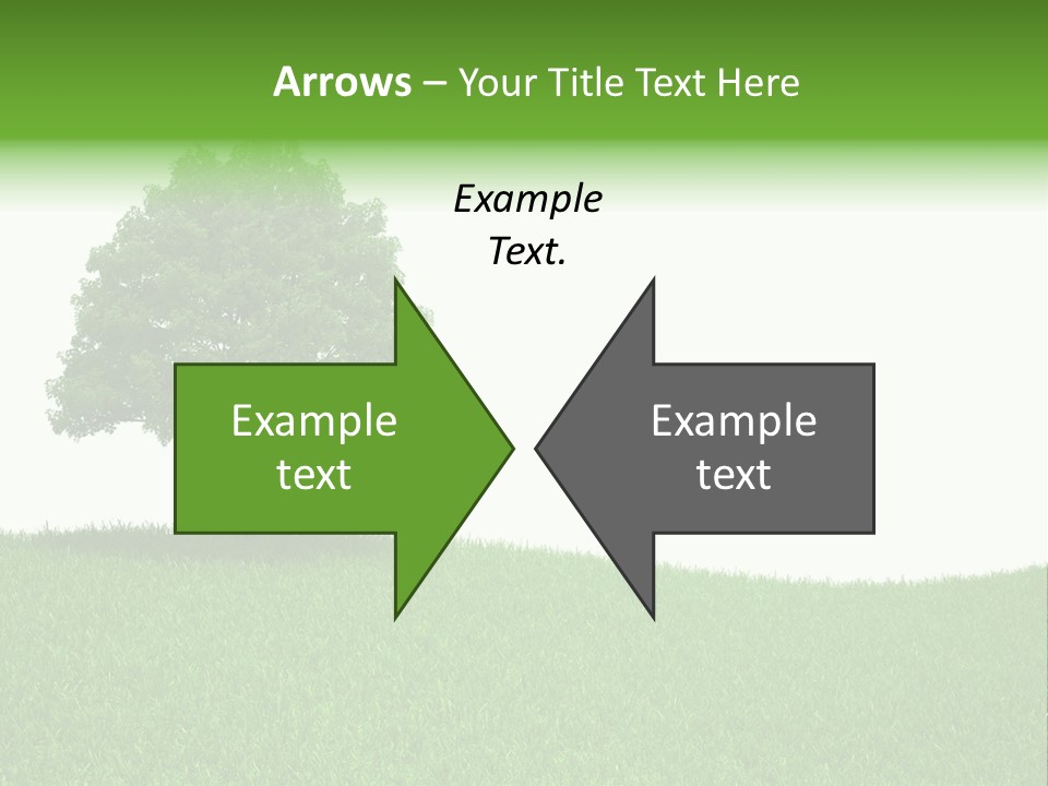 Meadow Sunlight One PowerPoint Template